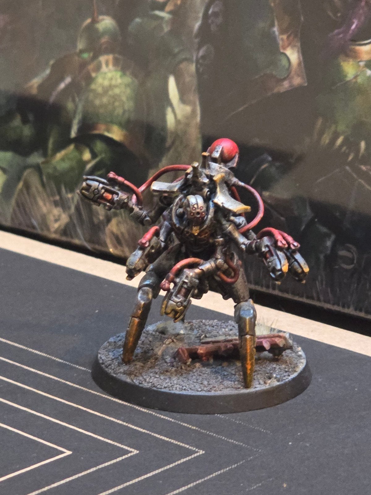 Hexmark Destroyer - Necrons Warhammer 40k, Hobby en Vrije tijd, Gebruikt, Figuurtje(s), Ophalen of Verzenden, Warhammer 40000