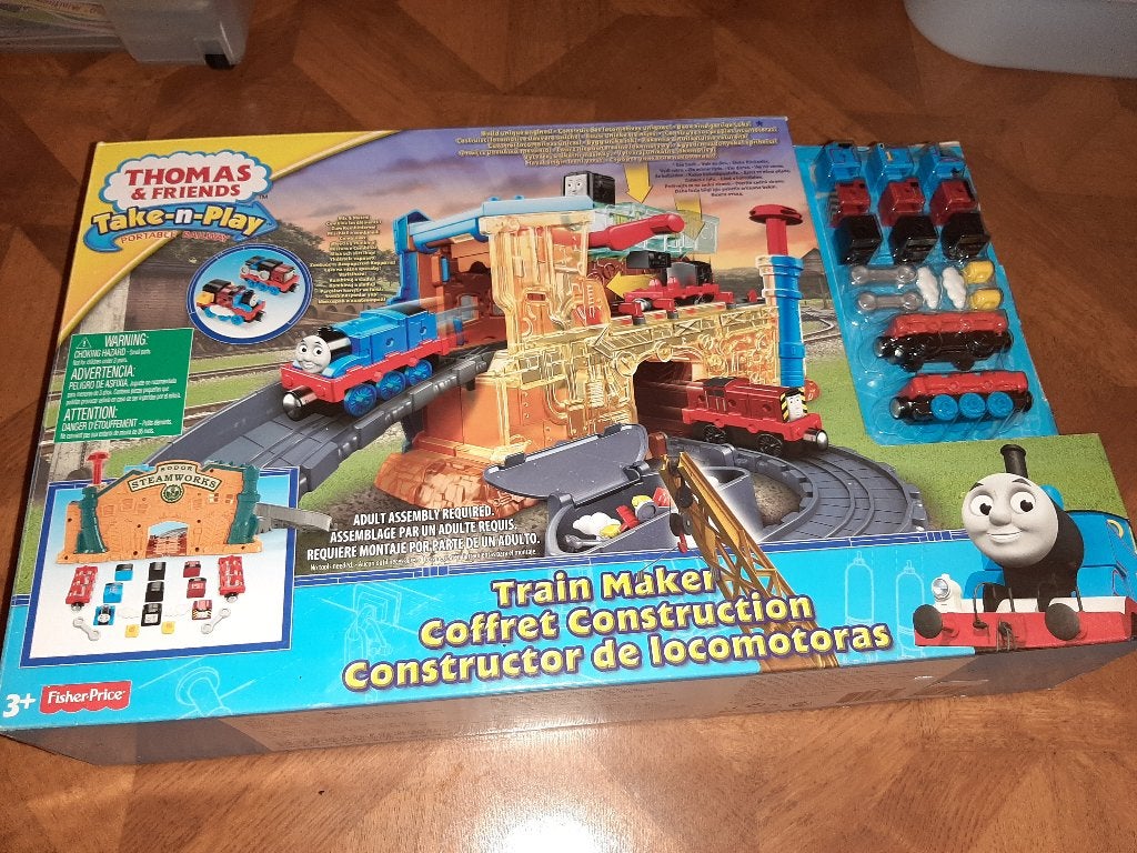 Thomas de trein Train maker Maak je eigen locomotieven, Ophalen of Verzenden, Zo goed als nieuw