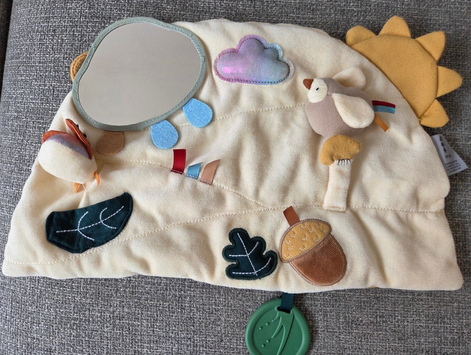 Sebra Baby Speelkleed met Spiegeltje en Geluidjes, Ophalen of Verzenden, Zo goed als nieuw