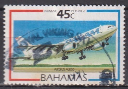 Bahamas Vliegtuig Airbus A300, Verzenden, Gestempeld, Vliegtuigen