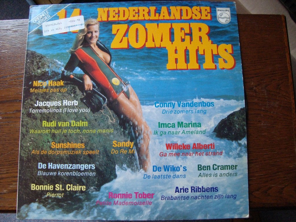 14 nederlandse zomerhits, Cd's en Dvd's, Ophalen of Verzenden, Zo goed als nieuw, 12 inch, Levenslied of Smartlap
