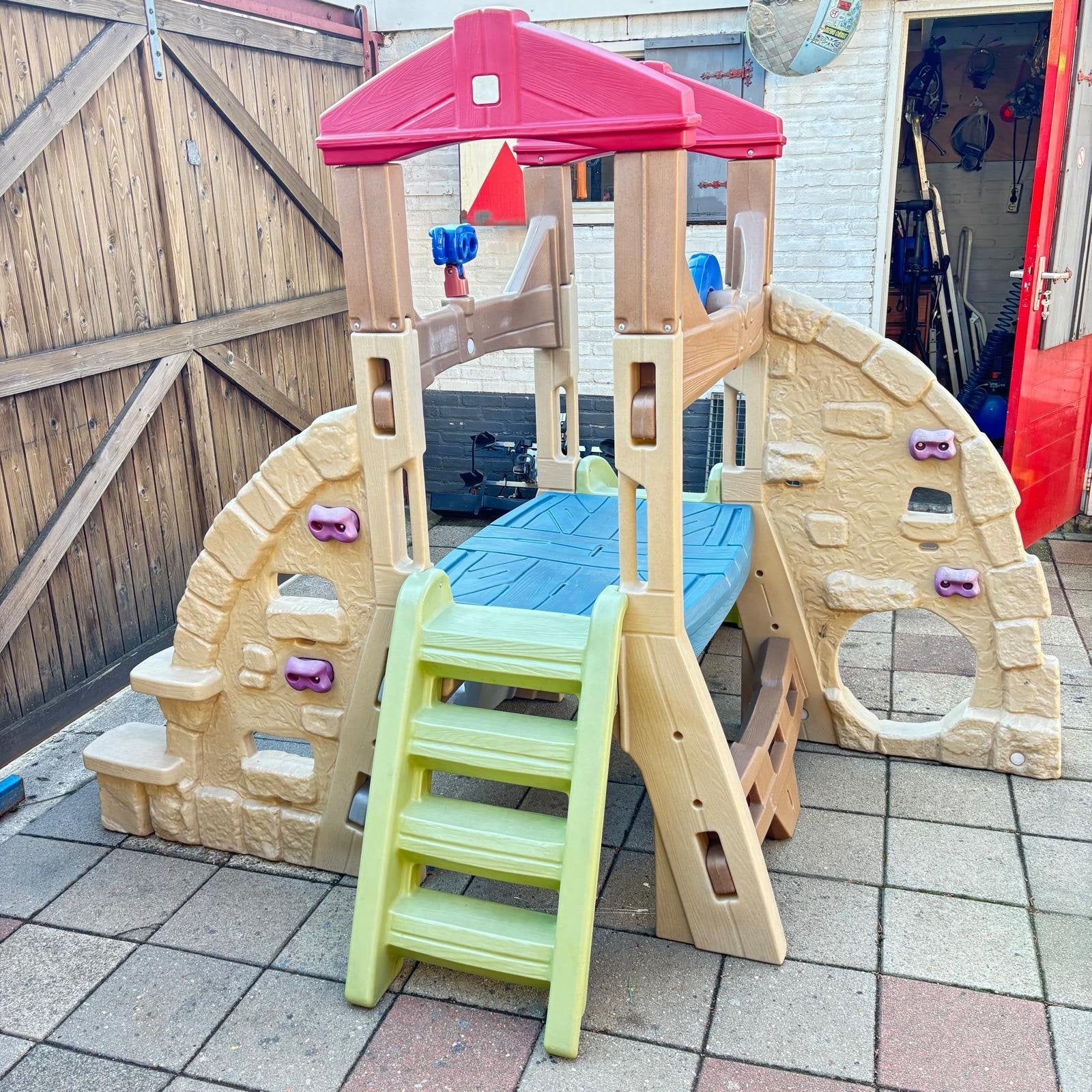 Step 2 Grote speeltoestel met glijbaan en klimwand, Kinderen en Baby's, Speelgoed | Buiten | Speeltoestellen, Ophalen, Gebruikt