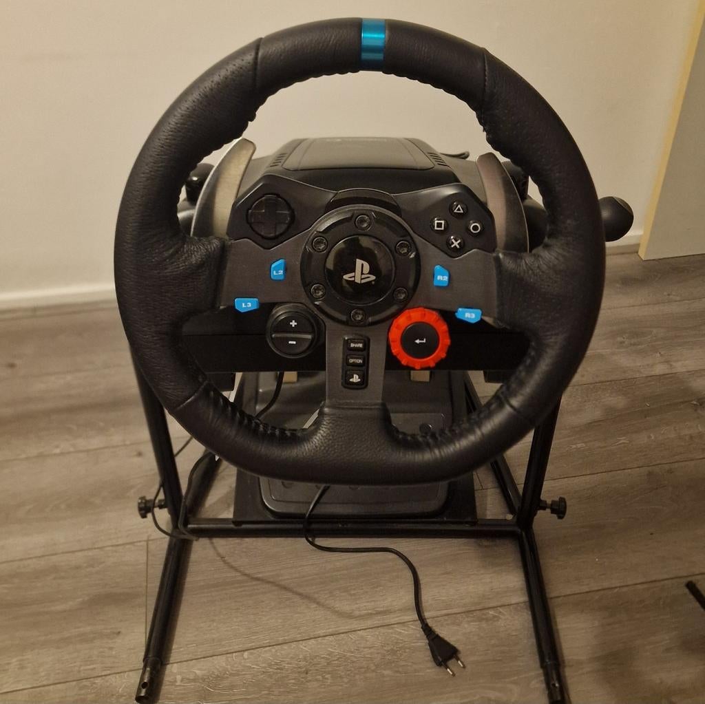 Logitech G29 Racing Set met Shifter, Base en Stoel, Ophalen, Zo goed als nieuw, Stuur of Pedalen, PlayStation 4