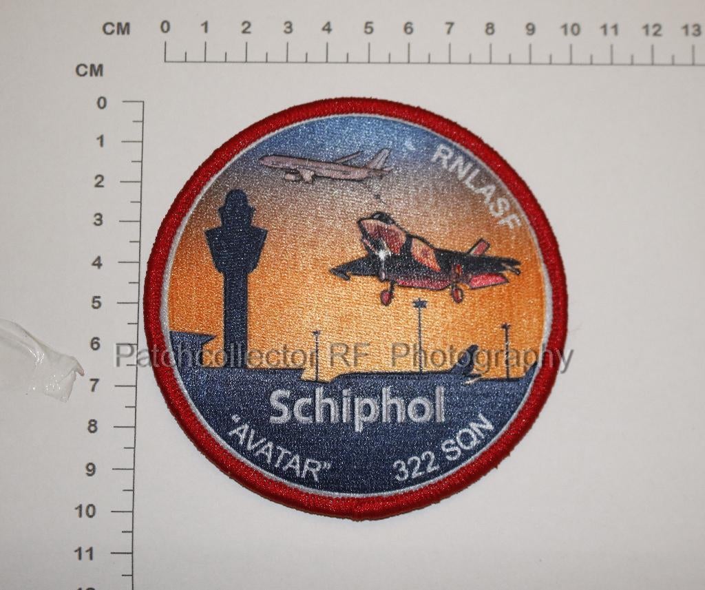 KLu Luchtmacht RNLASF 322 squadron patch excercise Avatar, Ophalen of Verzenden, Luchtmacht, Nederland, Embleem of Badge