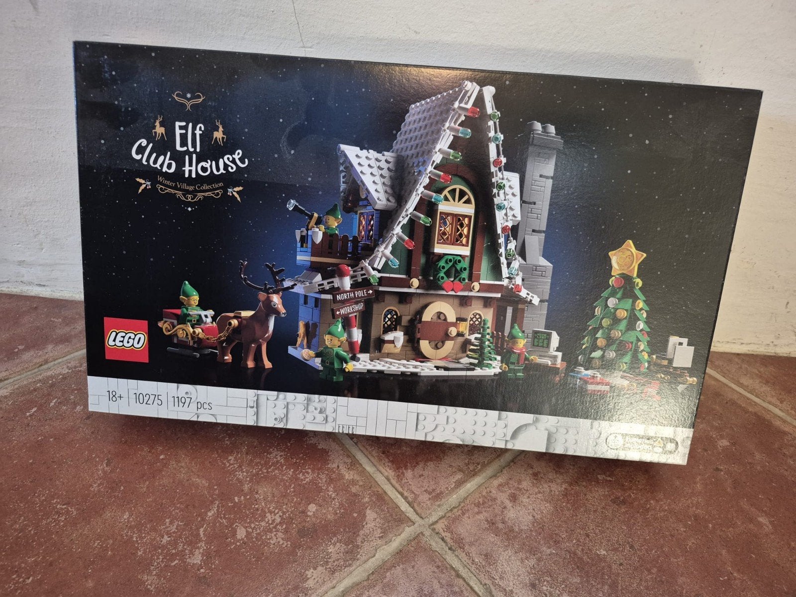 Lego Winter Village set 10275, Elf Club House, Lego, Inclusief accessoires, Nieuw, Ophalen of Verzenden