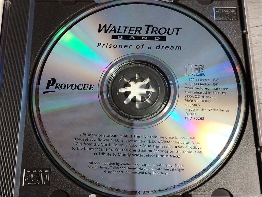 Walter Trout Band ‎– Prisoner Of A Dream, Ophalen of Verzenden, Gebruikt, Jazz