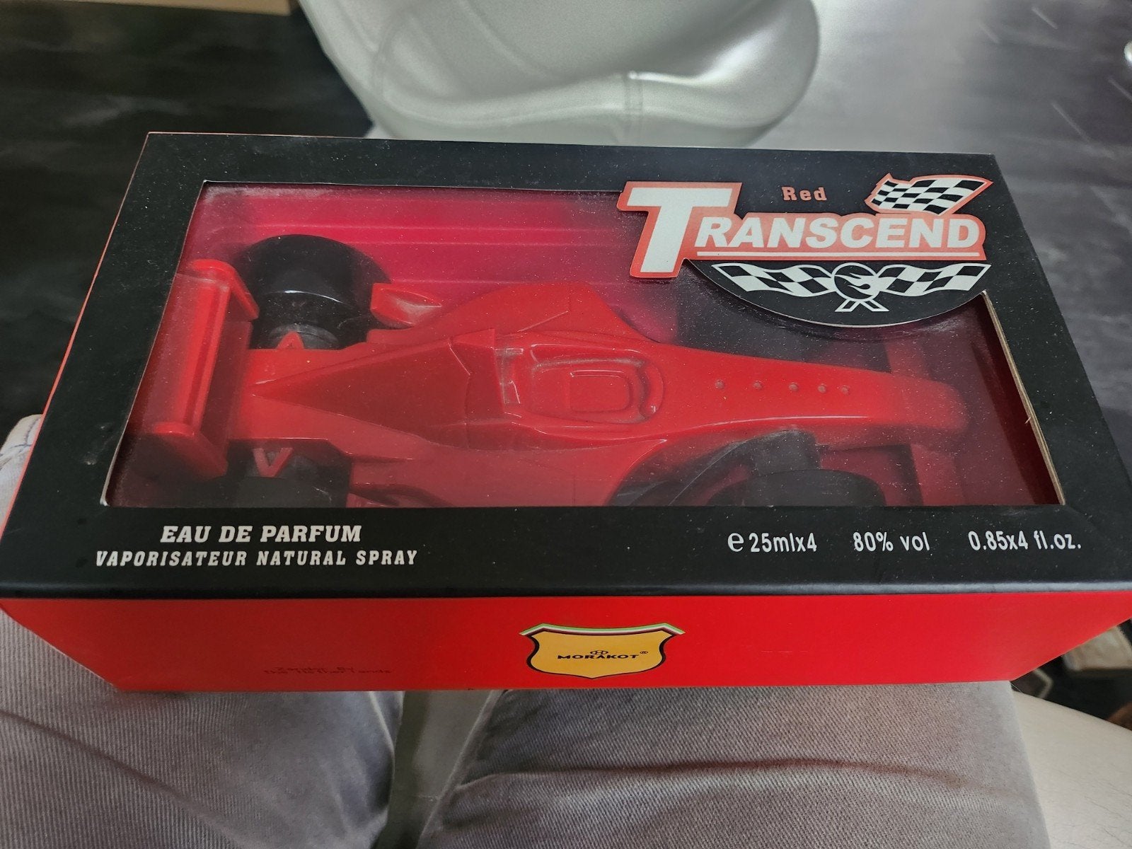 Morakot Transcend Eau de Parfum Fles in F1 Auto Vorm, Ophalen of Verzenden, Nieuw