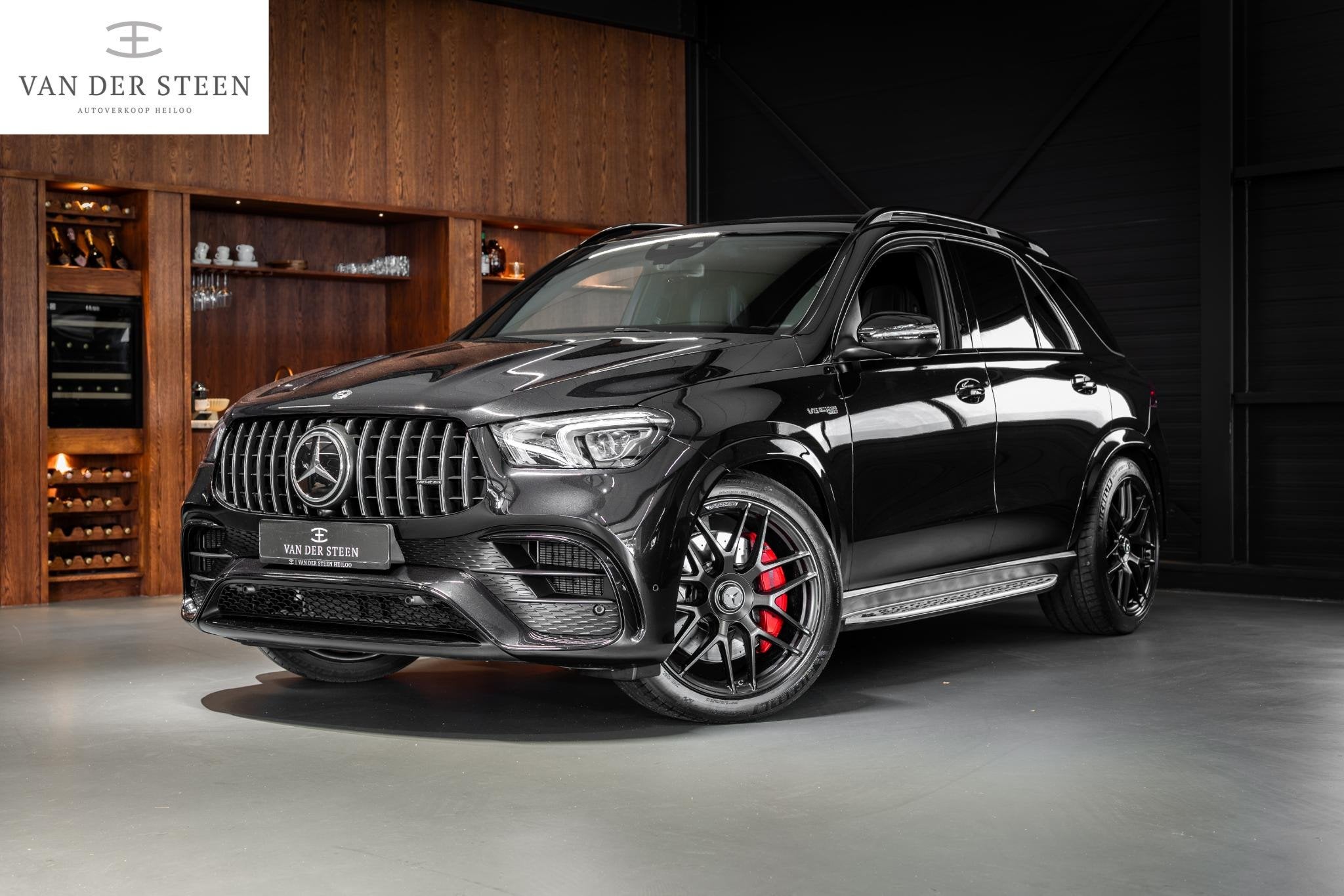 Mercedes-Benz GLE-klasse AMG 63 S 4MATIC+ Premium Plus Burme, Auto's, Automaat, Gebruikt, Zwart, 156 €/maand