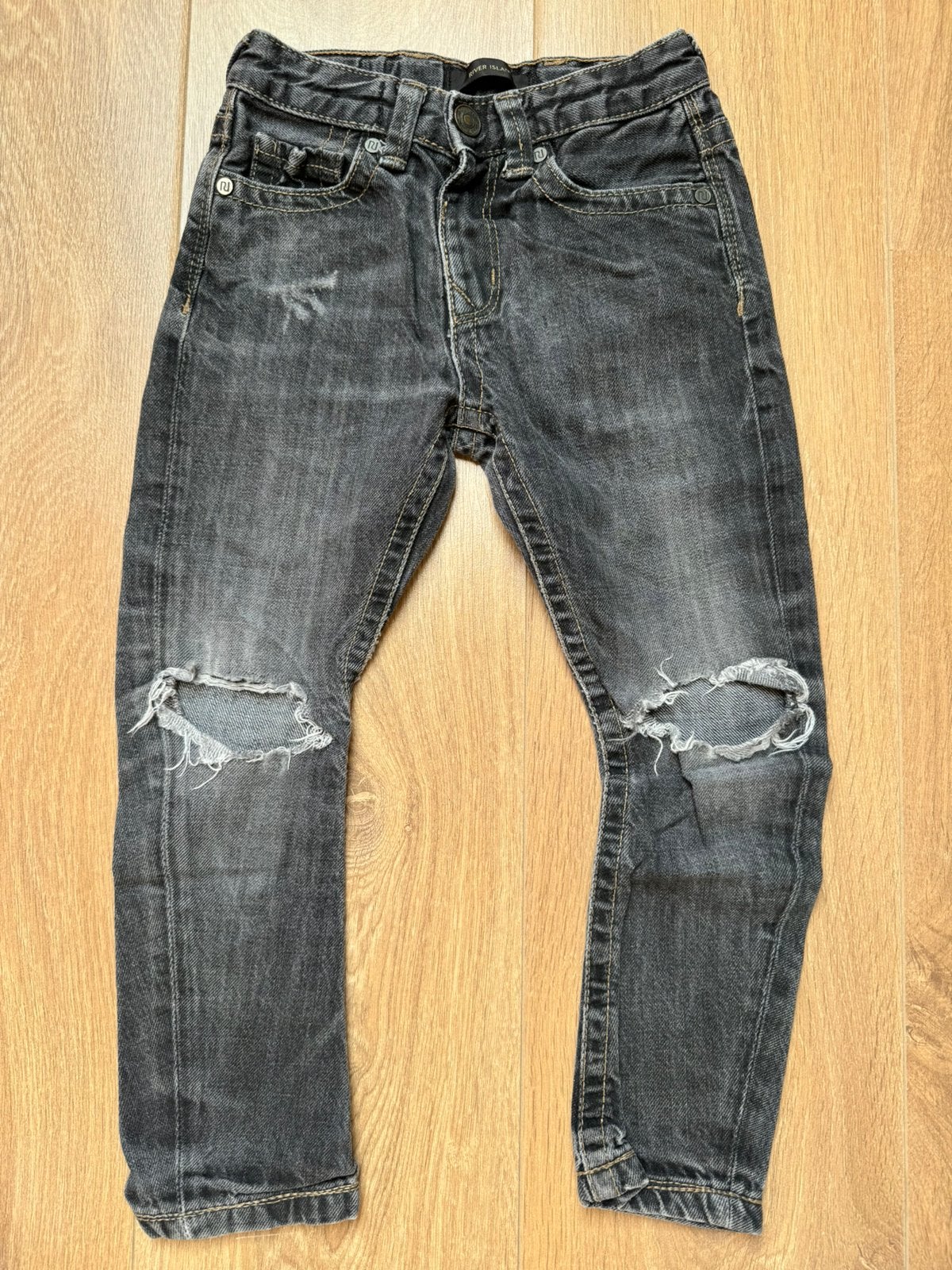 River Island spijkerbroek zwart maat 98, Ophalen of Verzenden, Gebruikt, Jongen, Broek