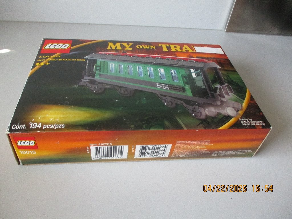 LEGO GR/ZW 9v 10015 Passagieswagon alleen de OVP Nieuwstaat!, Overige thema's, Lego, Ophalen of Verzenden, Zo goed als nieuw