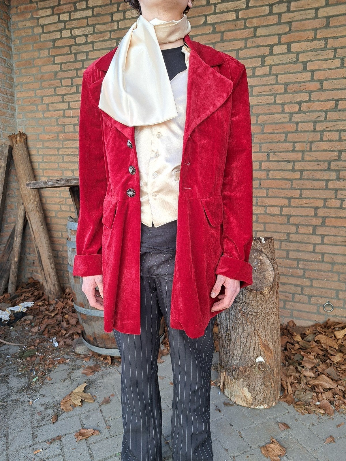 Charles Dickenskleding 4 delig maat S, Ophalen, Zo goed als nieuw, Bovenkleding