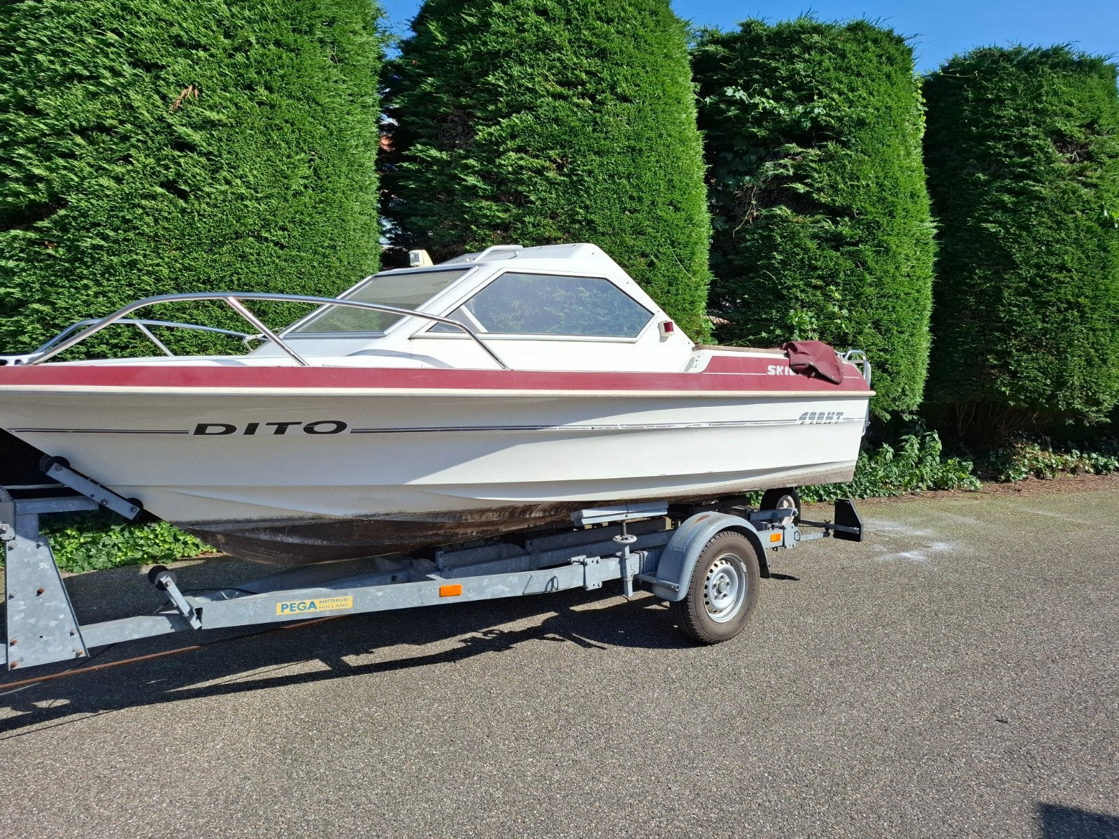 Leuke toerboot skibsplast 490 met Yamaha 4takt, Watersport en Boten, Speedboten, Ophalen