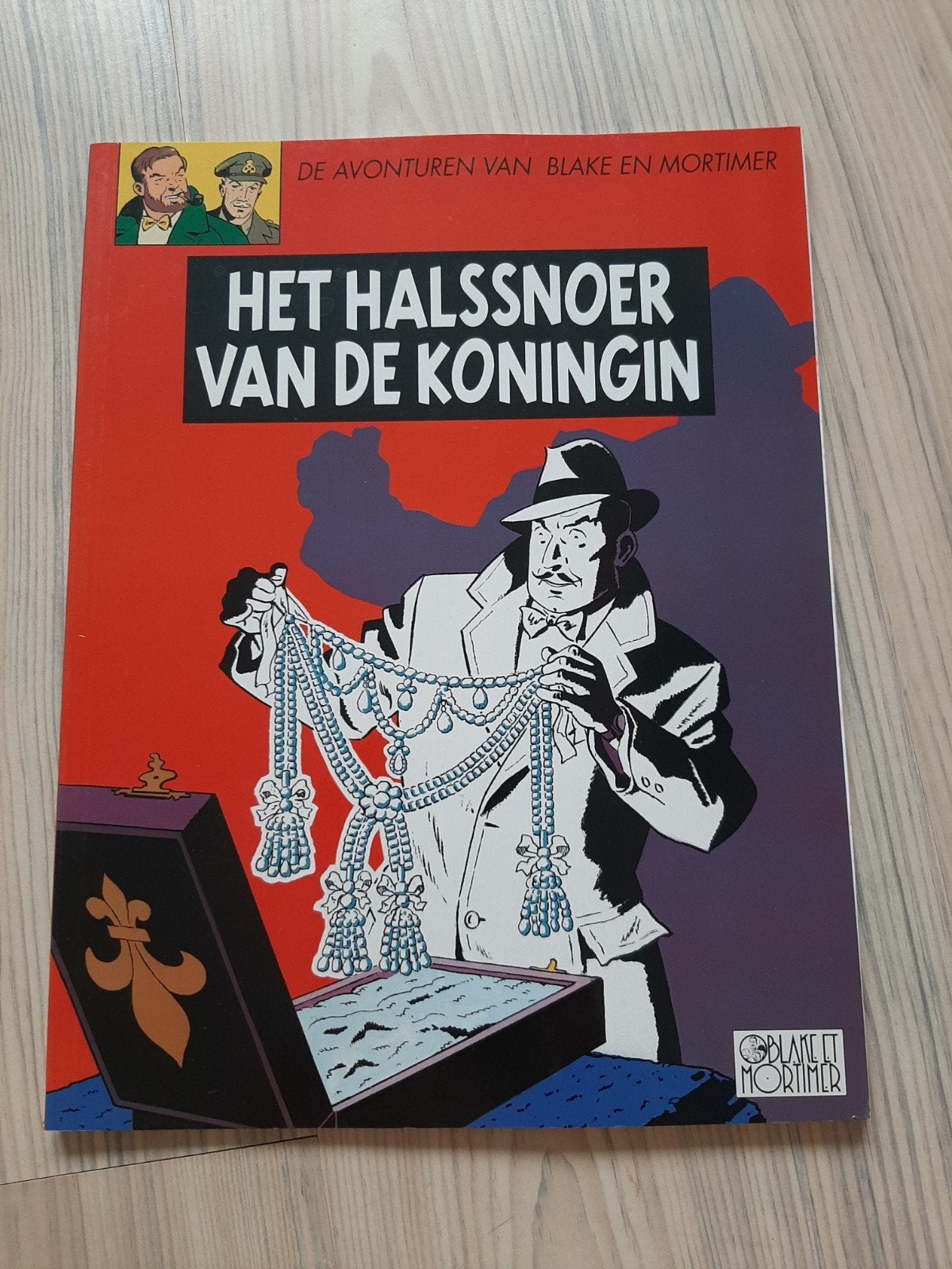 Blake en Mortimer - Het Halssnoer van de Koningin, Eén stripboek, Ophalen of Verzenden, Gelezen, Edgar P. Jacobs