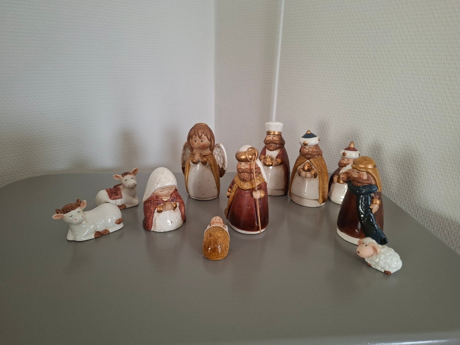 kerstbeeldjes, Ophalen, Gebruikt