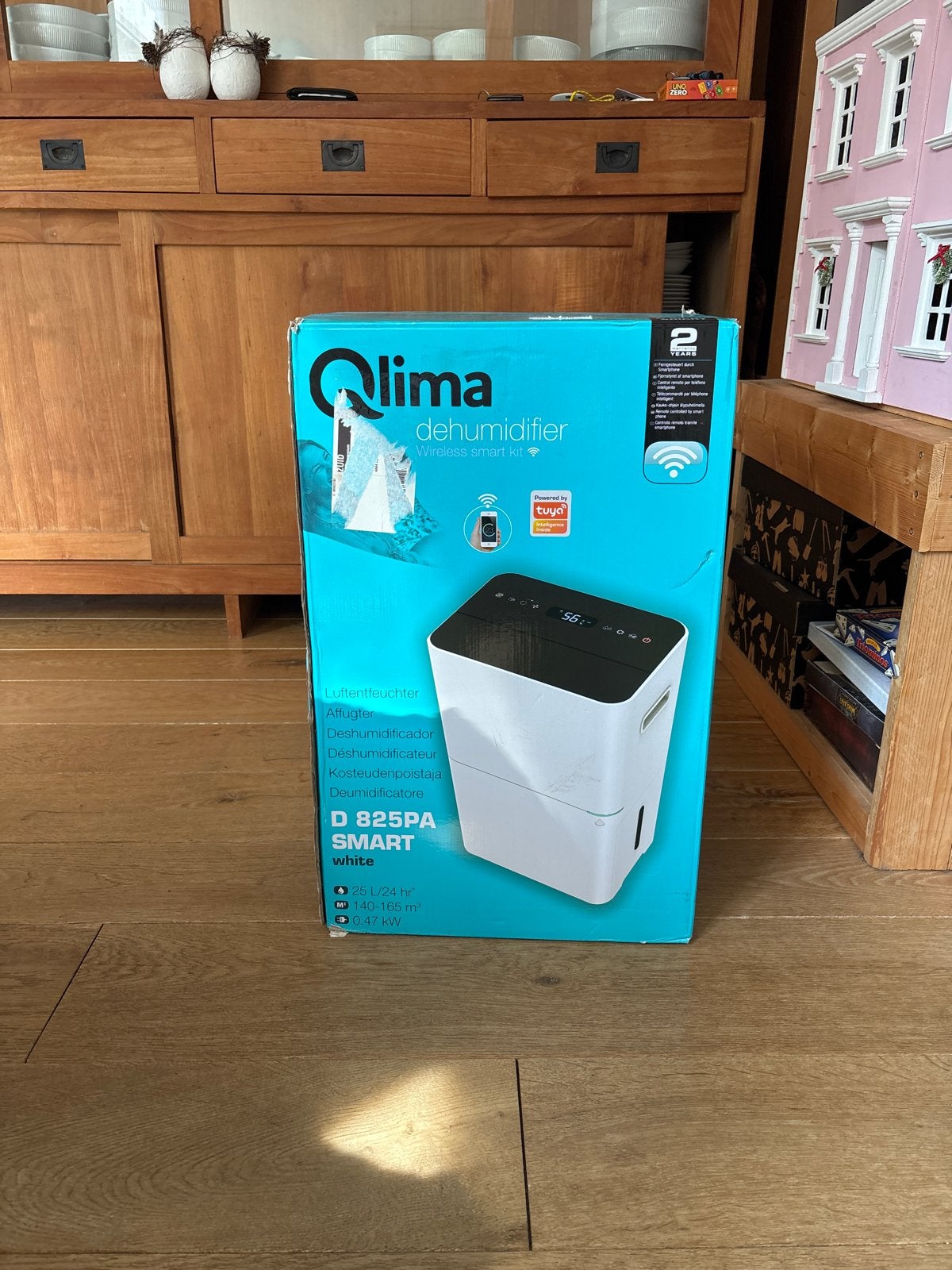 Qlima D825PA Smart Luchtontvochtiger (nieuw in doos), Ophalen, Nieuw, Luchtontvochter