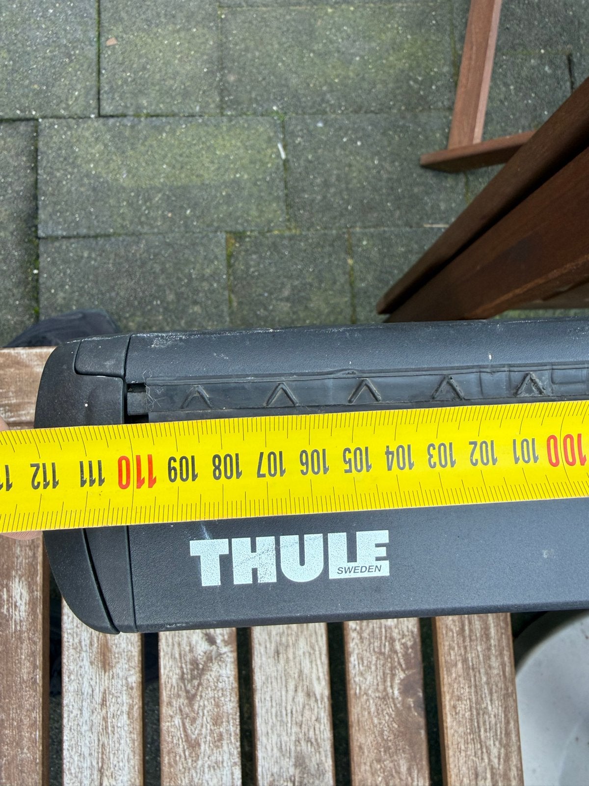 Thule Wingbar EVO dakdragers - 108 cm, Auto diversen, Ophalen, Gebruikt