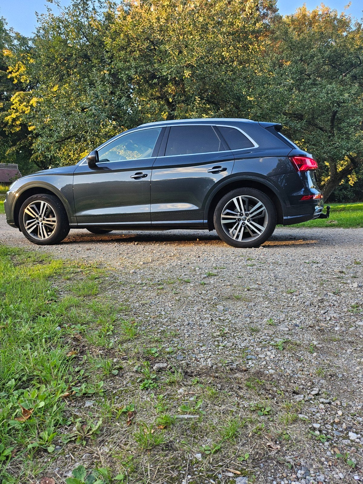 Audi Q5 2.0 Tfsi Quattro 252pk S Tronic 2017 Grijs, Auto's, Euro 6, Particulier, SUV of Terreinwagen, 102 €/maand