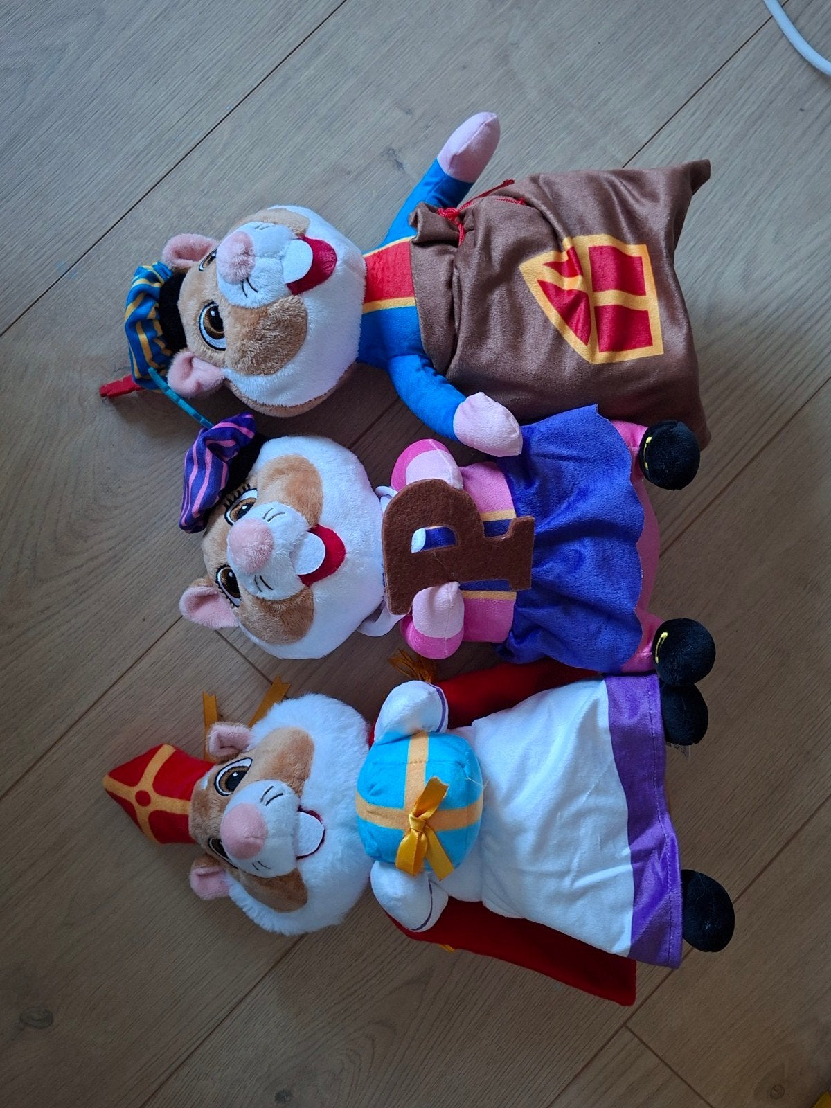 AH Hamsters Sinterklaas en Pieten knuffels, Albert Heijn, Hamster, Ophalen of Verzenden, Zo goed als nieuw