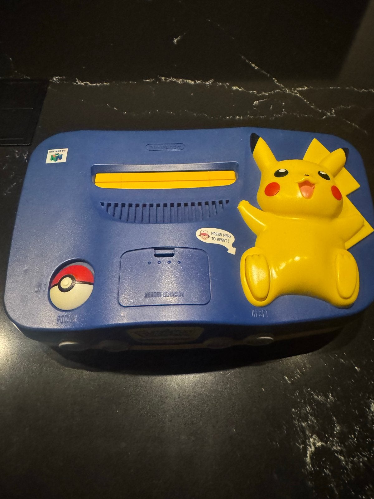 Nintendo 64 Pokémon Pikachu Edition Console, Ophalen of Verzenden, Gebruikt, Zonder controller