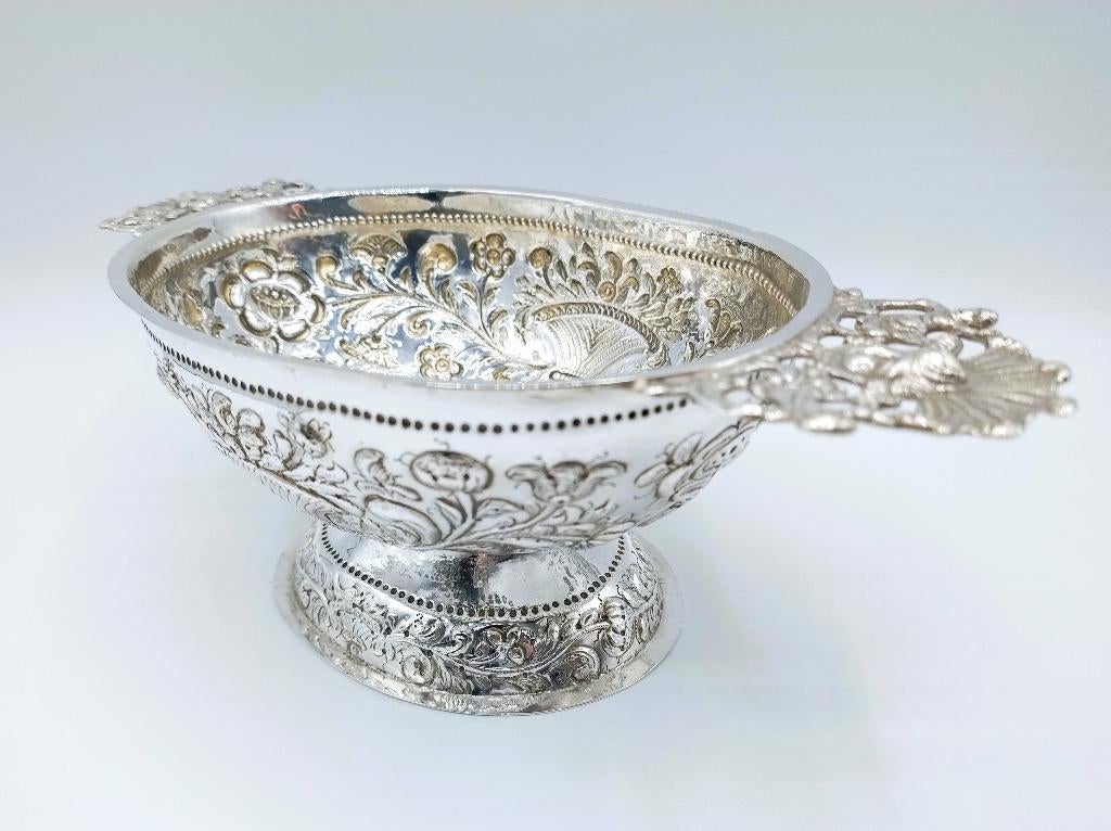 Friese zilveren brandewijnkom, ca. 1780, Antiek en Kunst, Verzenden, Zilver