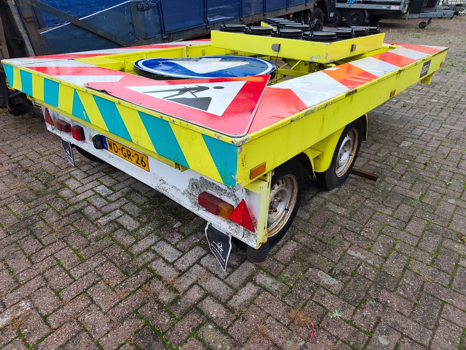 ebo van weel pijlwagen, Ophalen, Gebruikt