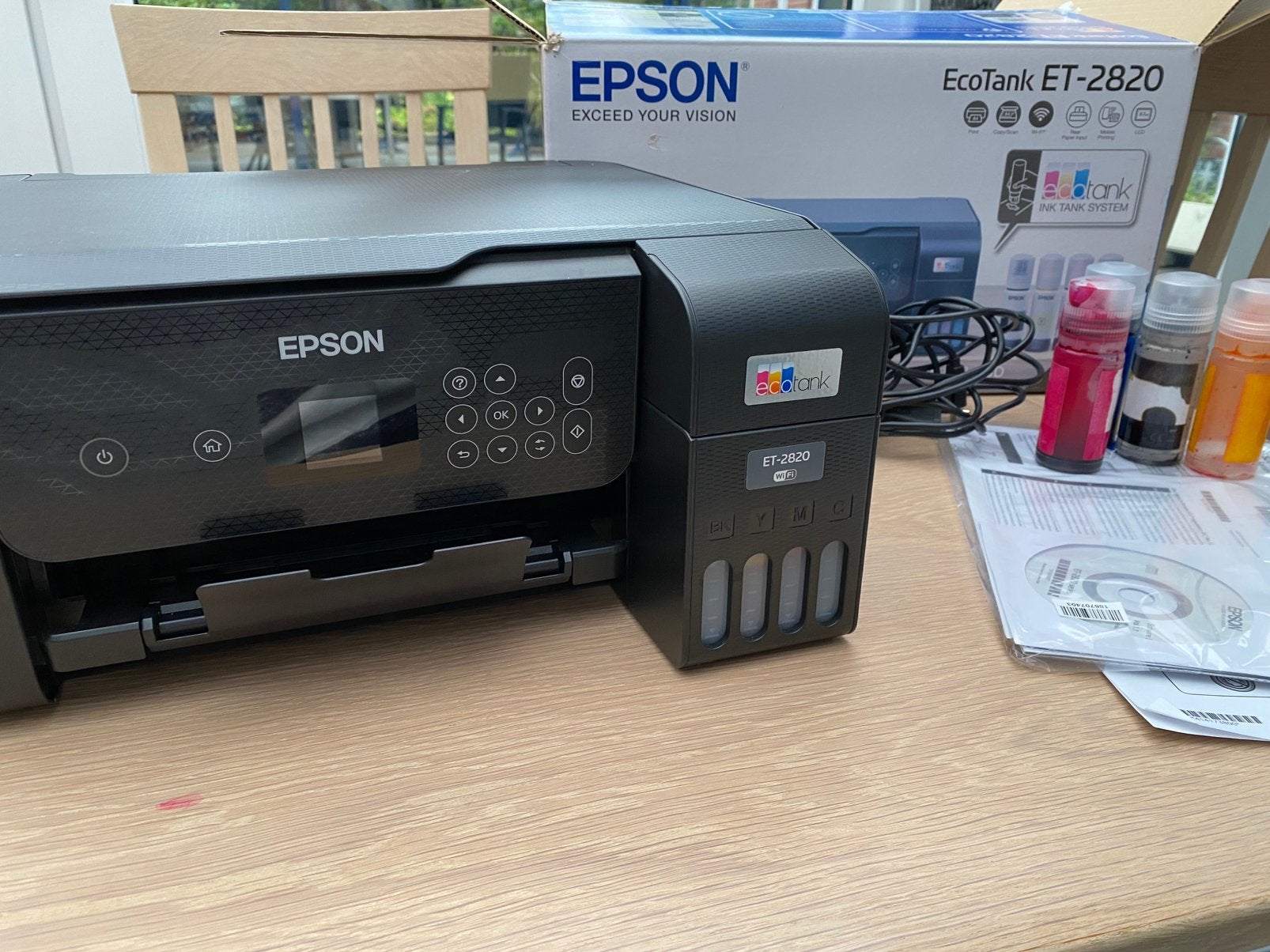 Epson Ecotank ET 2820 printer, Computers en Software, Printers, Ophalen, Zo goed als nieuw