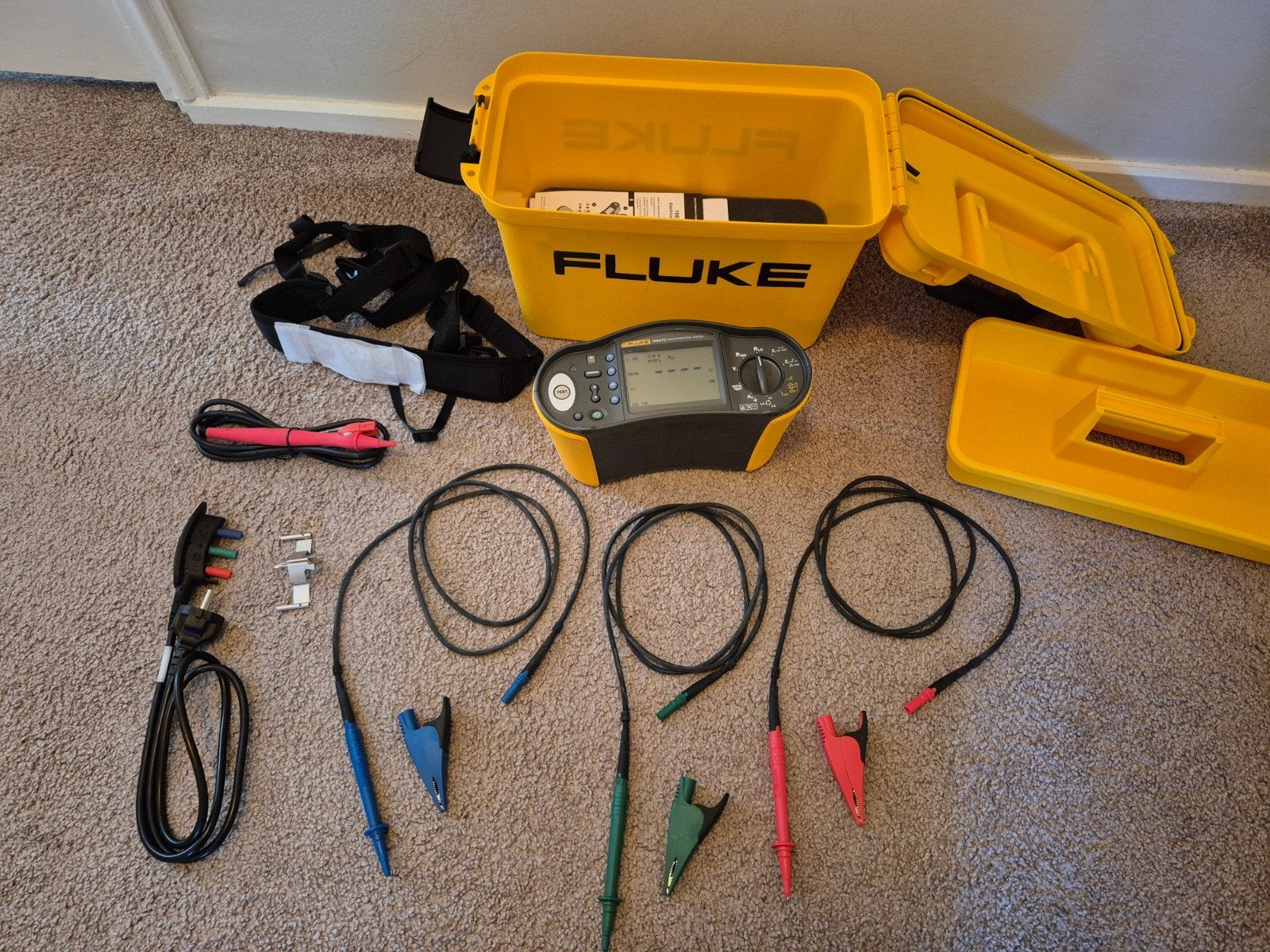 Fluke 1664 FC Installatietester - Gebruikt, Goede Staat, Ophalen of Verzenden, Gebruikt, Elektriciteit