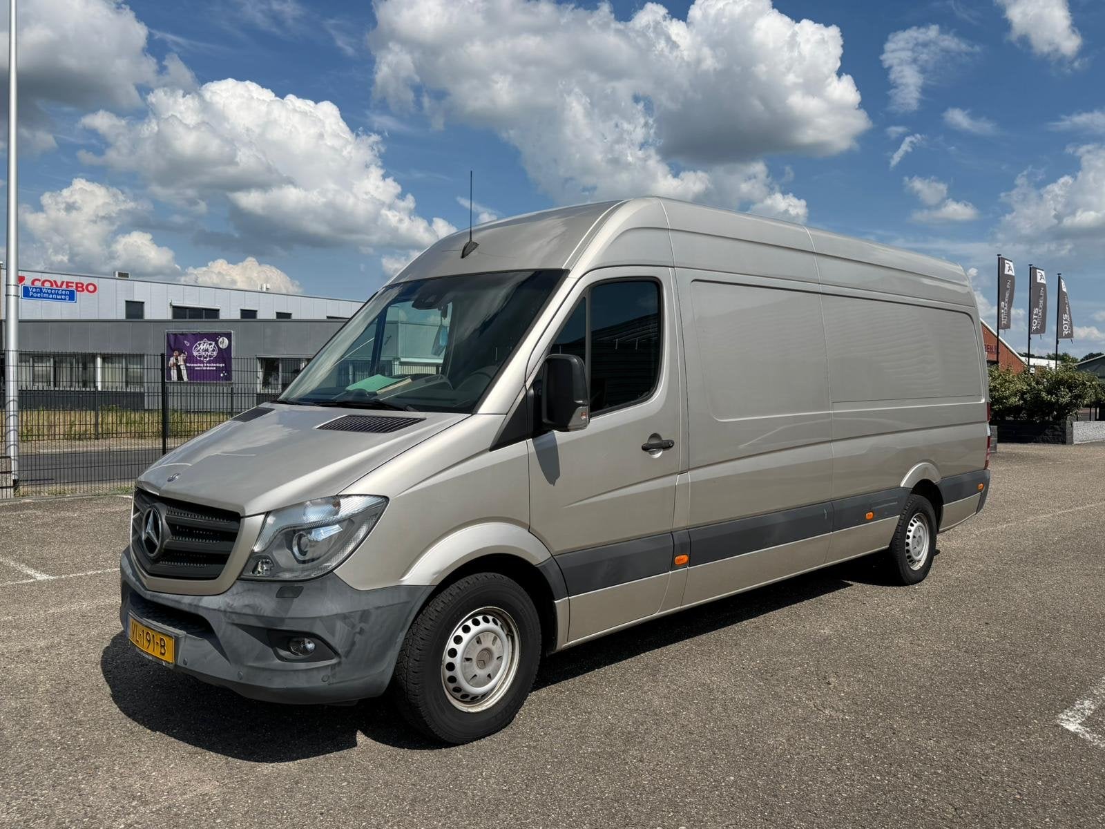 Mercedes-Benz Sprinter 2014 316 2.2 cdi 163 pk L3 H2, 13 km/l, Euro 5, Stof, Zwart