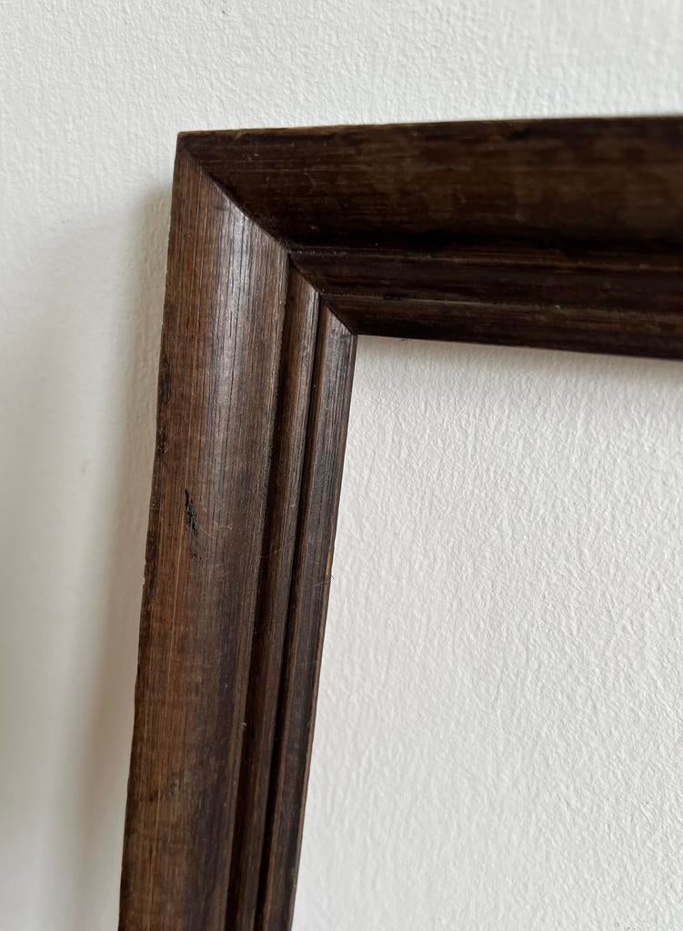 Schilderijlijst 51 x 61 cm, Ophalen, Zo goed als nieuw, Hout, 50 tot 75 cm