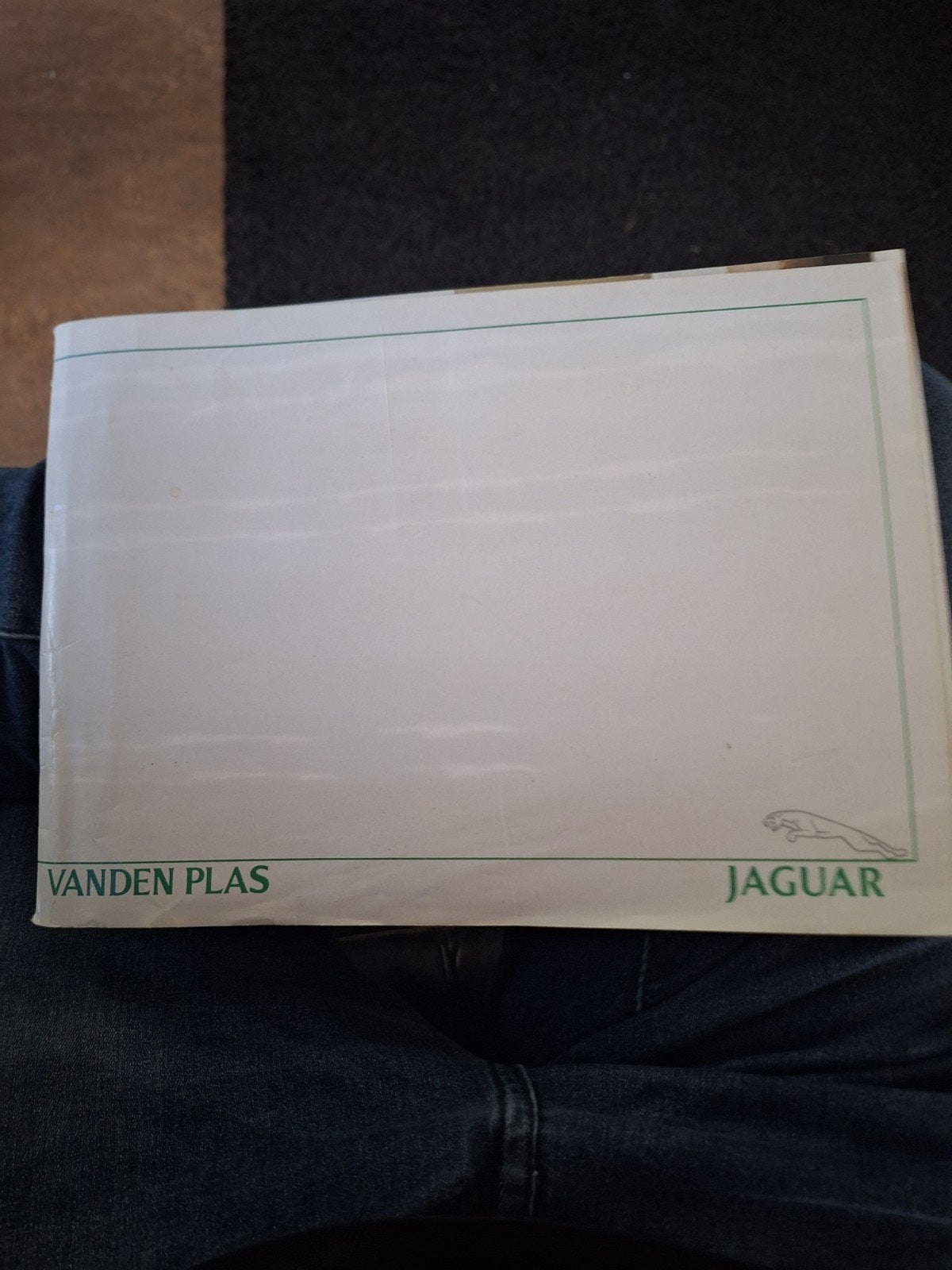 3 luik folder jaguar van den plas, Ophalen of Verzenden, Gelezen, Overige merken