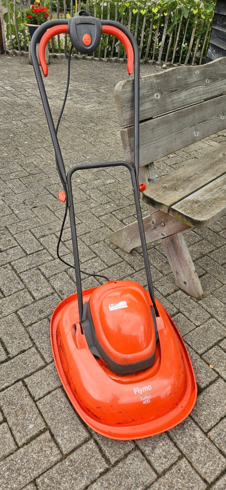 Flymo Turbo 400 elektrische zweefmaaier, Ophalen, Gebruikt, Elektrische grasmaaier, Flymo