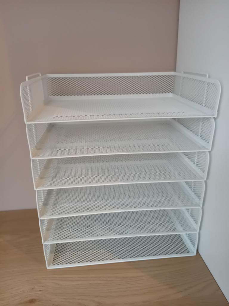 6 brievenbakjes wit Ikea, Ophalen, Gebruikt