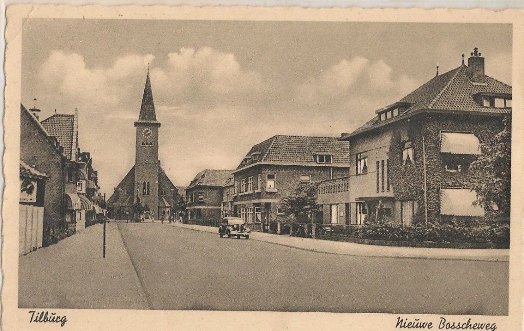 TILBURG, Ophalen of Verzenden, 1940 tot 1960, Gelopen, Noord-Brabant