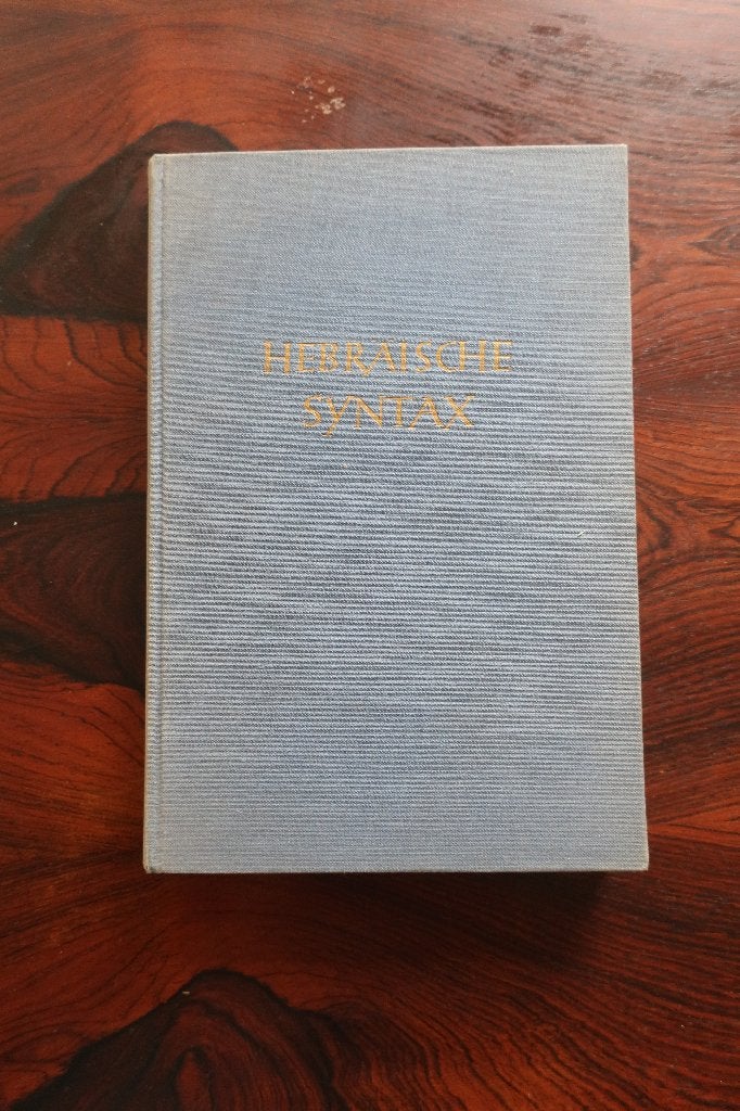 Hebräische Syntax, Boeken, Ophalen of Verzenden, Gelezen, Christendom | Katholiek