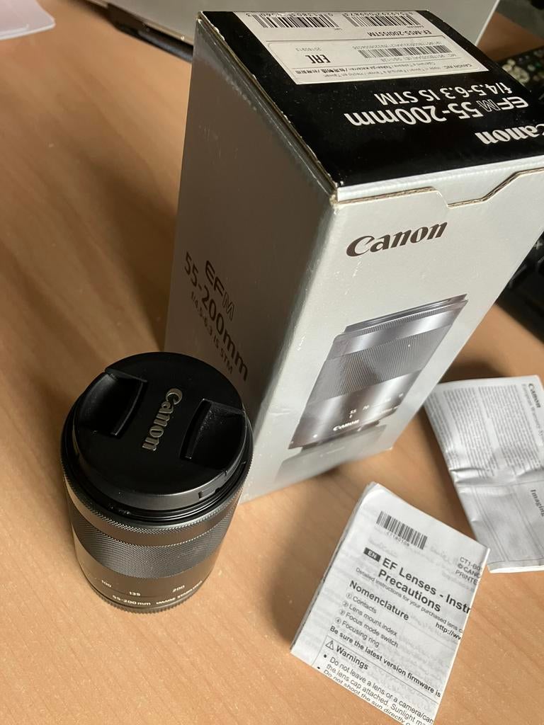 Canon EF-M telelens 55-200 mm efm zoom lens, Audio, Tv en Foto, Fotografie | Lenzen en Objectieven, Ophalen of Verzenden, Gebruikt