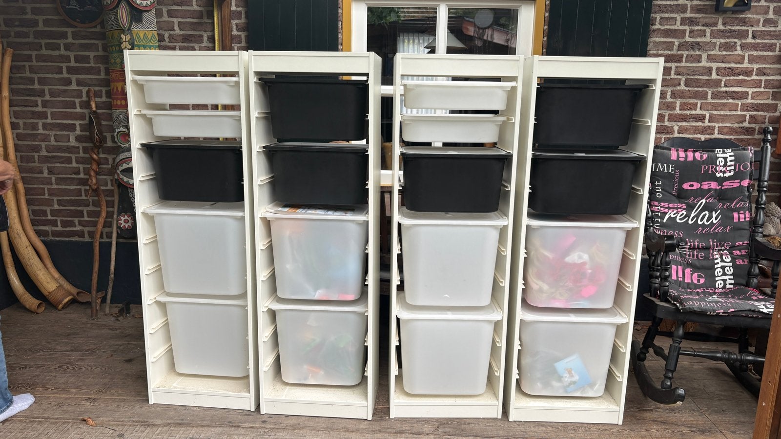 IKEA Trofast opbergkast met bakken, Kinderen en Baby's, Ophalen, Gebruikt, Kast, 105 cm of meer