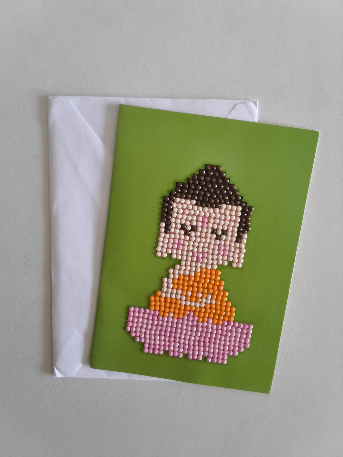 Diamond Painting wenskaart met envelop., Ophalen of Verzenden, Nieuw