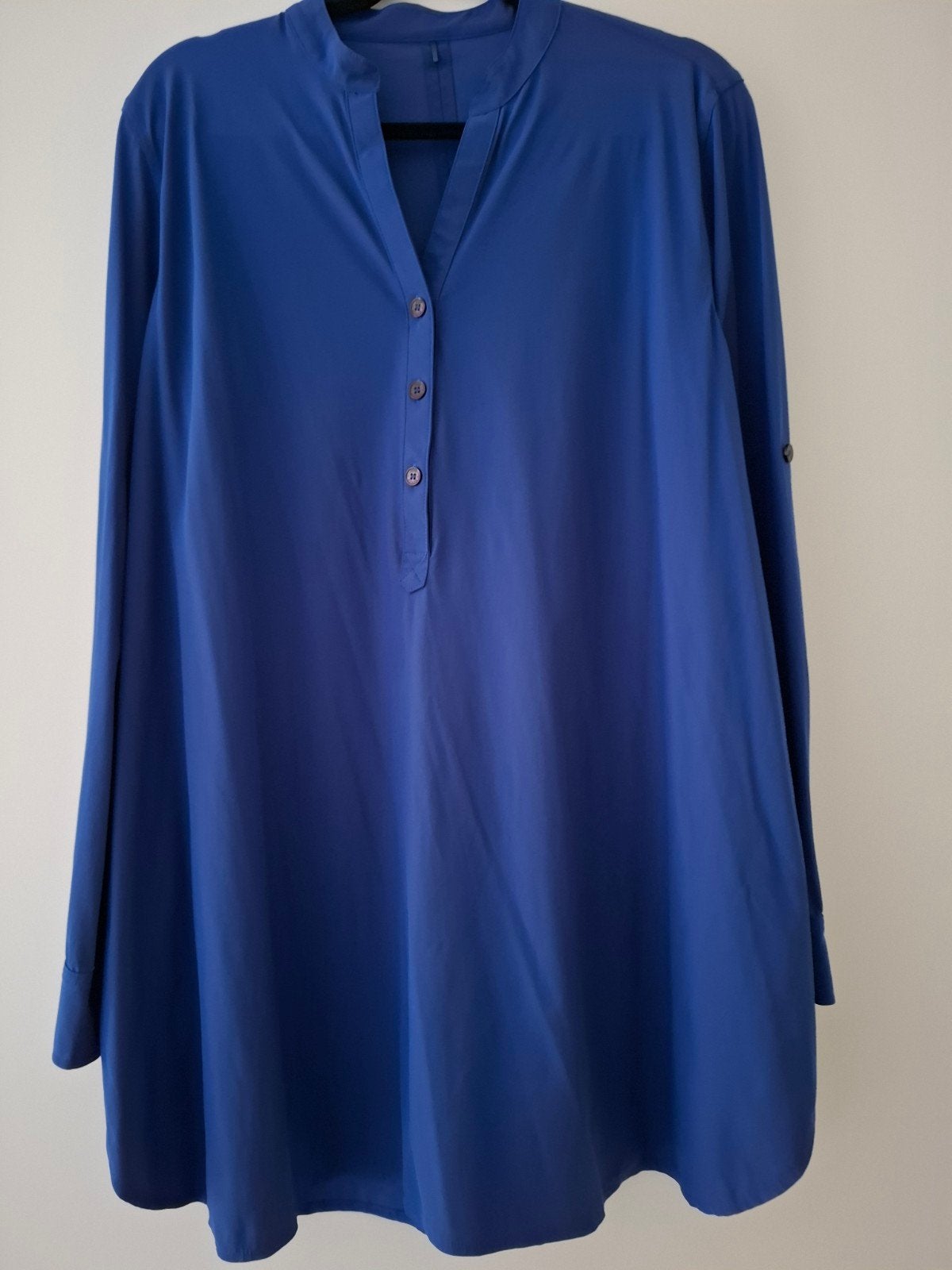 Plus Basics jeansblauw maat 46, Kleding | Dames, Plus Basics, Shirt of Top, Zo goed als nieuw, Verzenden