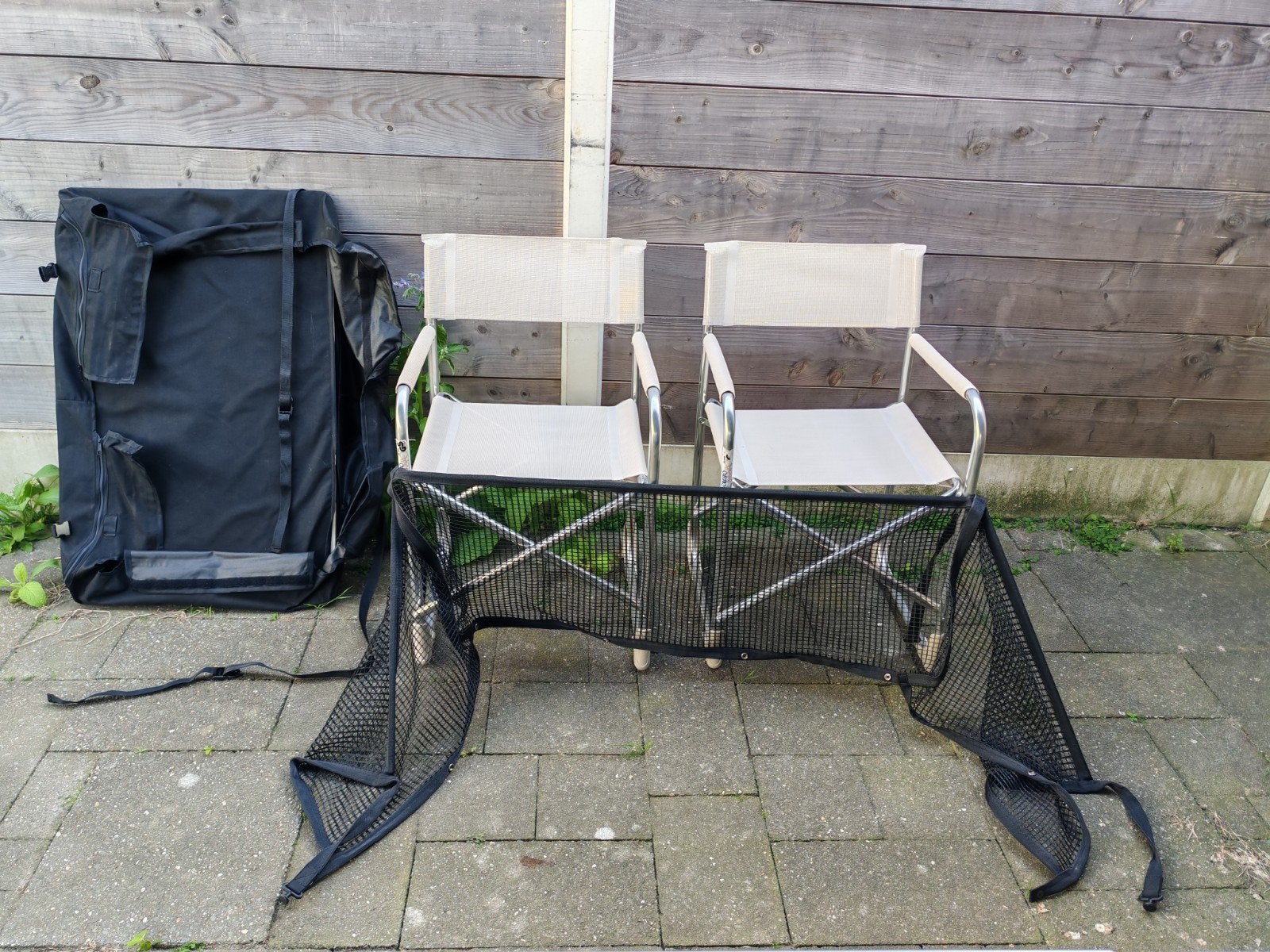 2 opvouwbare campingstoelen met draagtas voor in buscamper, Ophalen, Campingstoel