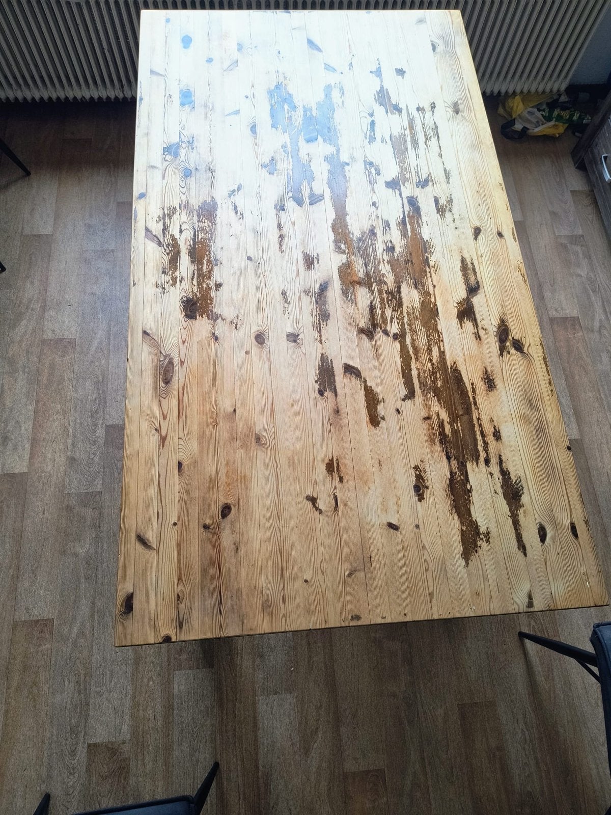 IKEA Forsby eettafel, grenenhout, 180x100 cm, Ophalen, Gebruikt, 50 tot 100 cm, 150 tot 200 cm