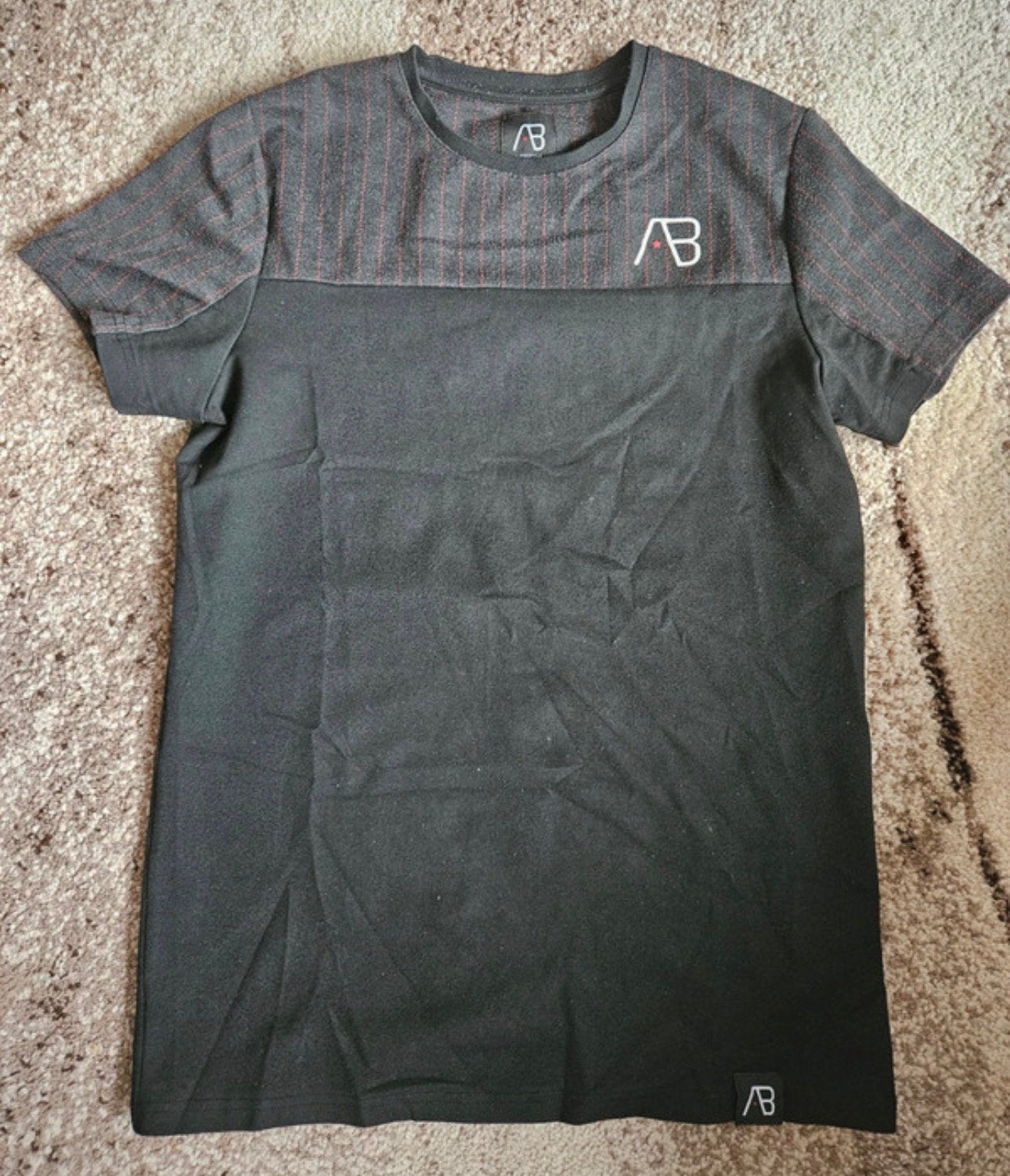 AB Lifestyle Tshirt Zwart Maat Medium, Ophalen of Verzenden, Zo goed als nieuw, Maat 48/50 (M), Zwart