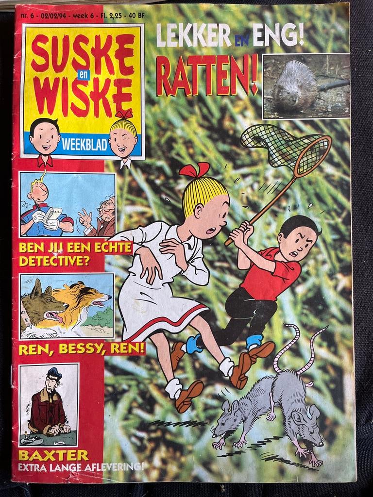 Suske en Wiske Weekblad nr. 6 - 02/02/94 - Lekker en Eng! Ra, Boeken, Stripboeken, Eén stripboek, Ophalen of Verzenden, Gelezen