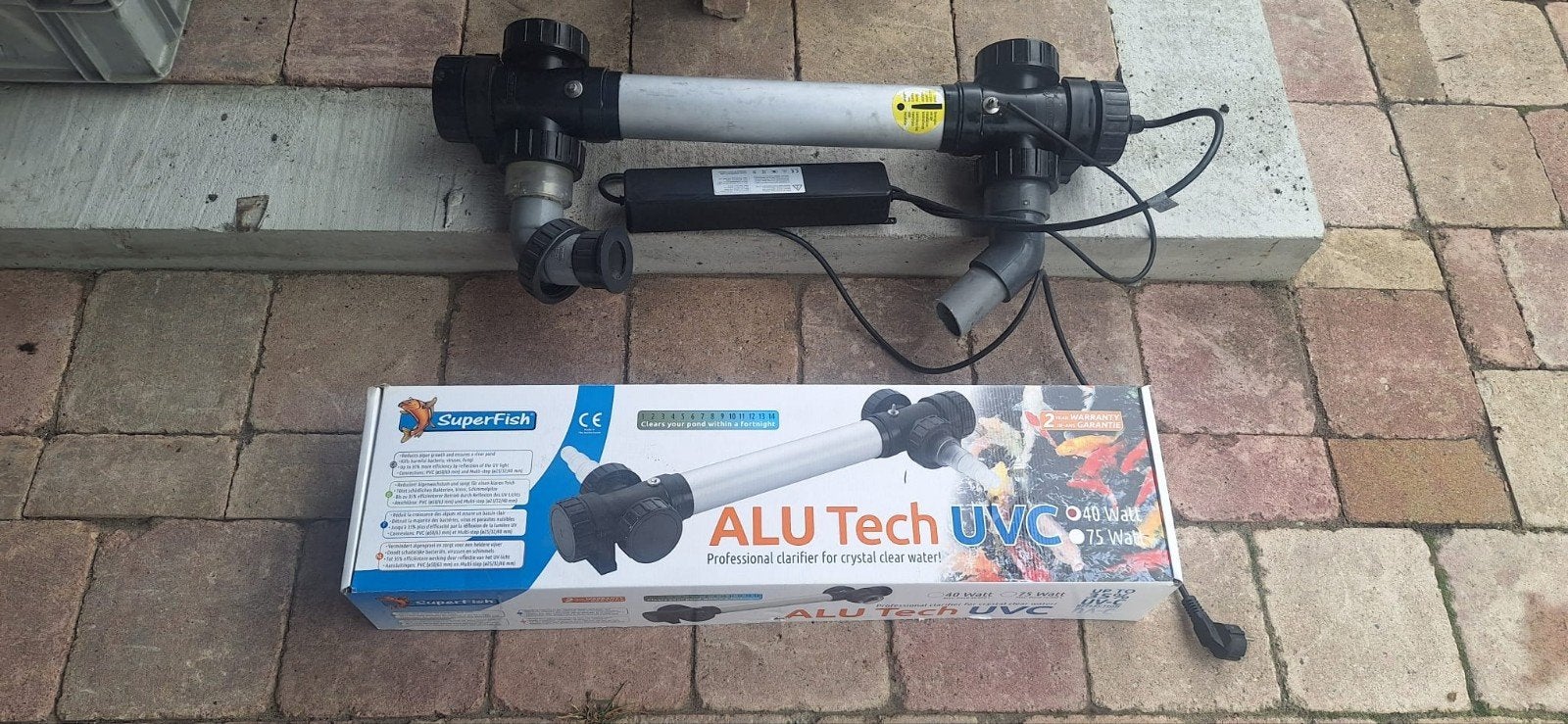 SuperFish ALU Tech UVC 40 Watt uv filter, Ophalen, Gebruikt, Vijverfilter