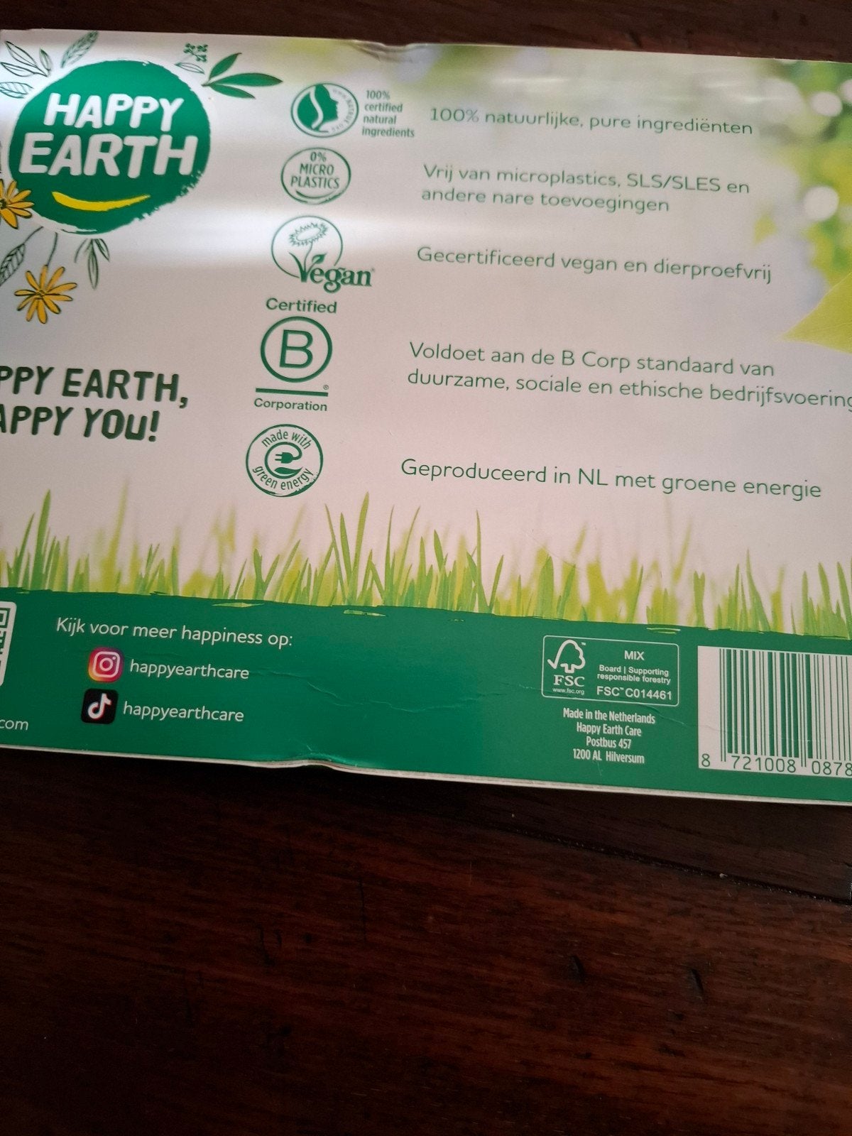 Foto 3 van Happy Earth Verzorgingsset