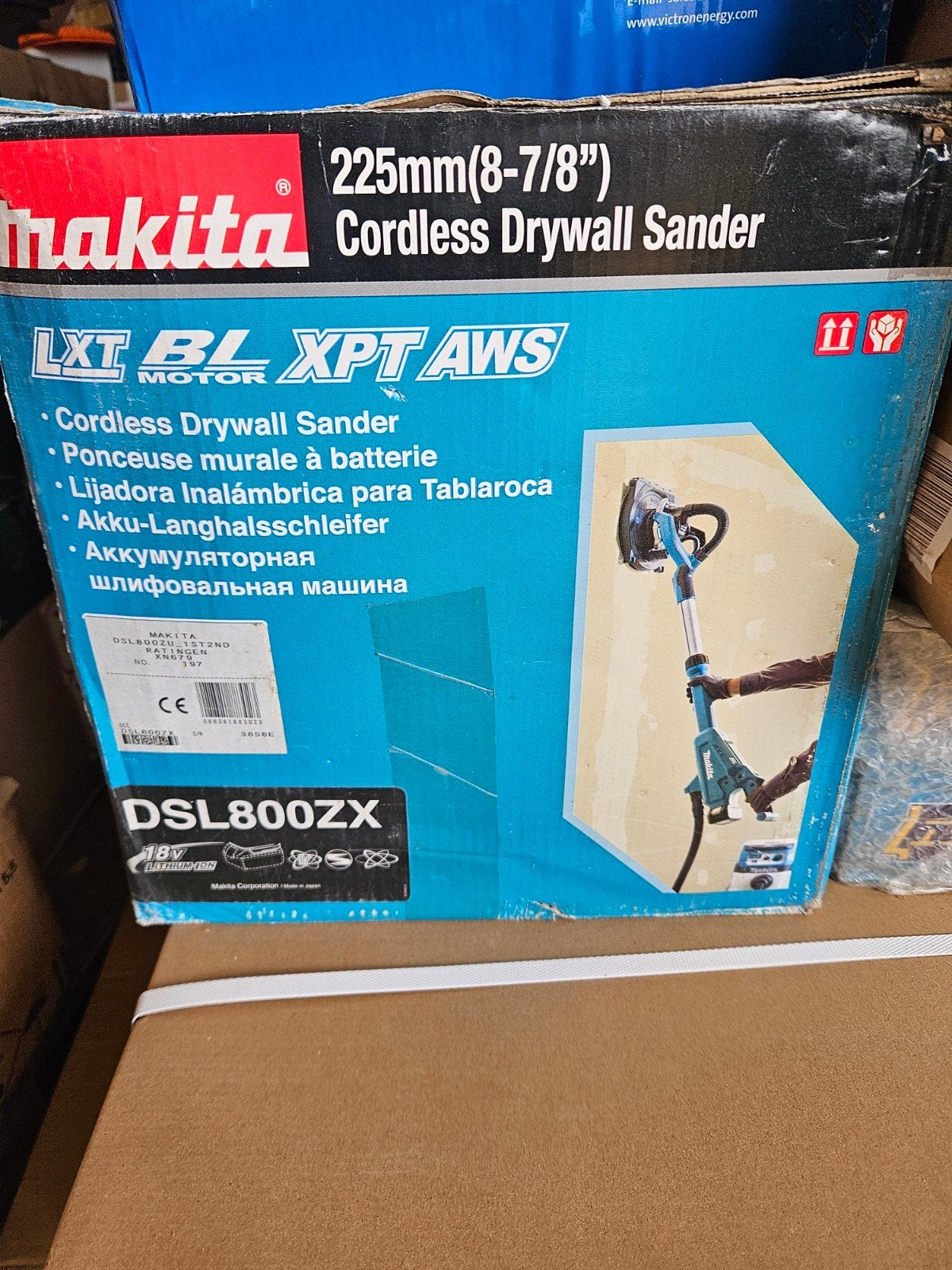 nieuwe Makita DSL800ZX, Ophalen, Nieuw, 1200 watt of meer, Vlakschuurmachine