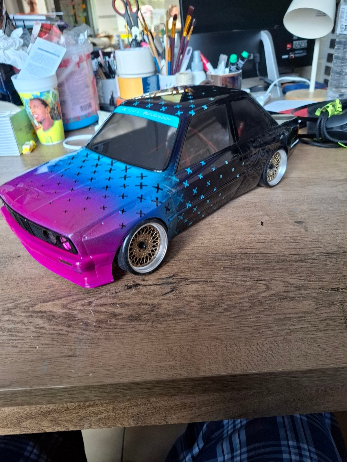 body bmw e30 rocket bunny airbrush, Ophalen of Verzenden