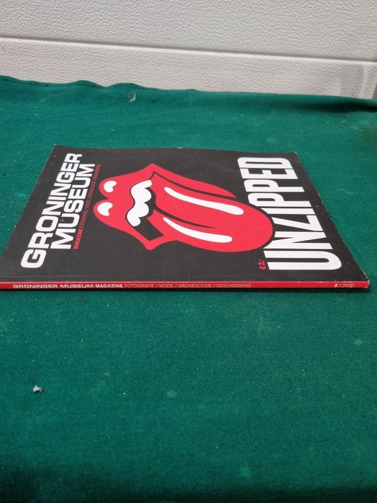 boek groninger museum unzipped rolling stones, Ophalen of Verzenden