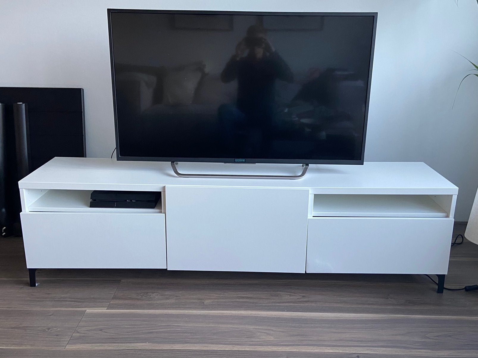 Bestå tv meubel Ikea, Ophalen, 150 tot 200 cm, Zo goed als nieuw, Minder dan 100 cm
