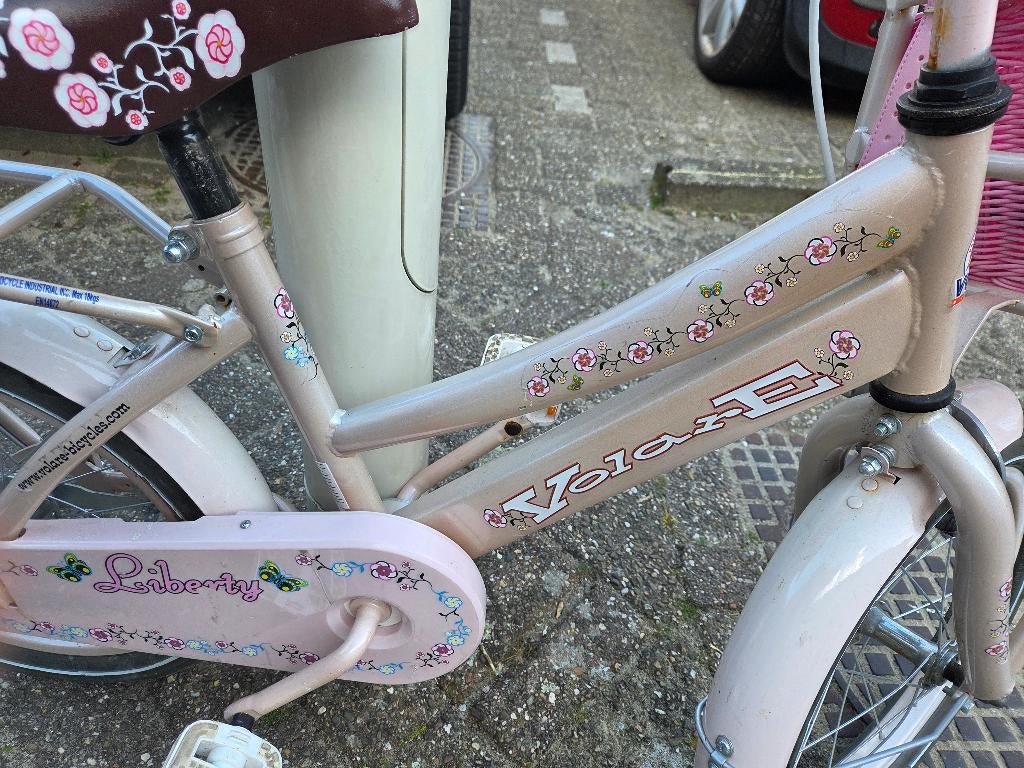 Meisjesfiets 16 inch, Fietsen en Brommers, Ophalen, Gebruikt, 16 tot 20 inch