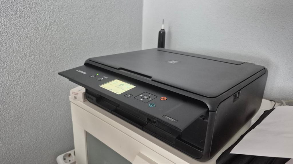 Canon Pixma TS5050 All-in-One Printer, Computers en Software, Printers, Gebruikt, All-in-one, Inkjetprinter, Kleur printen, Kopieren